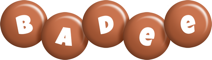 Badee candy-brown logo