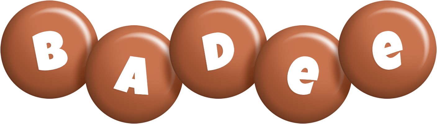 Badee candy-brown logo