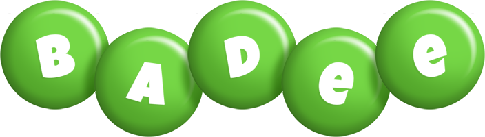 Badee candy-green logo