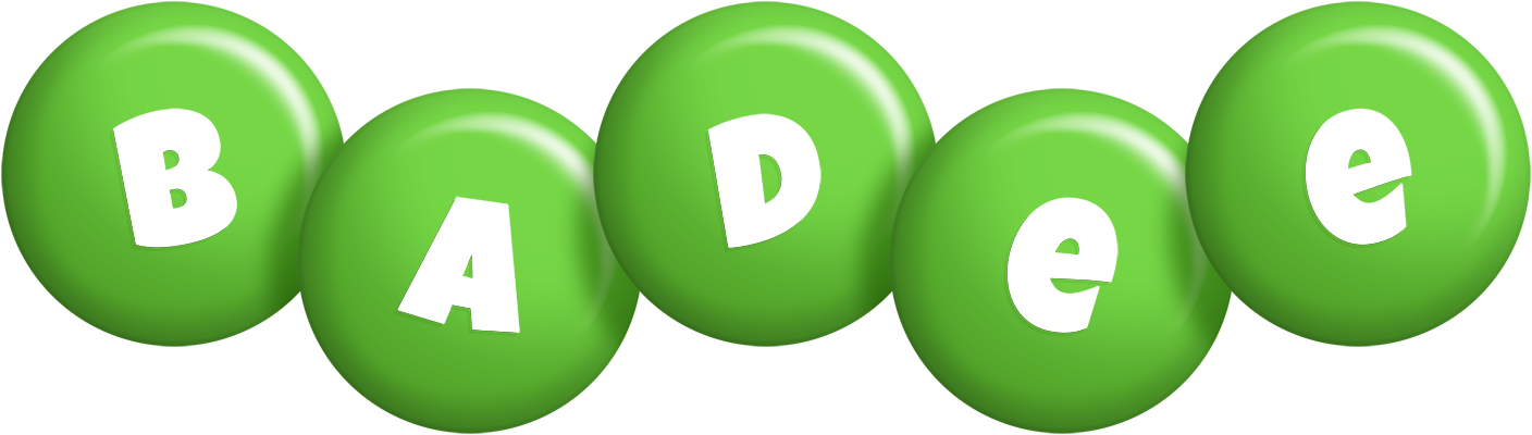 Badee candy-green logo