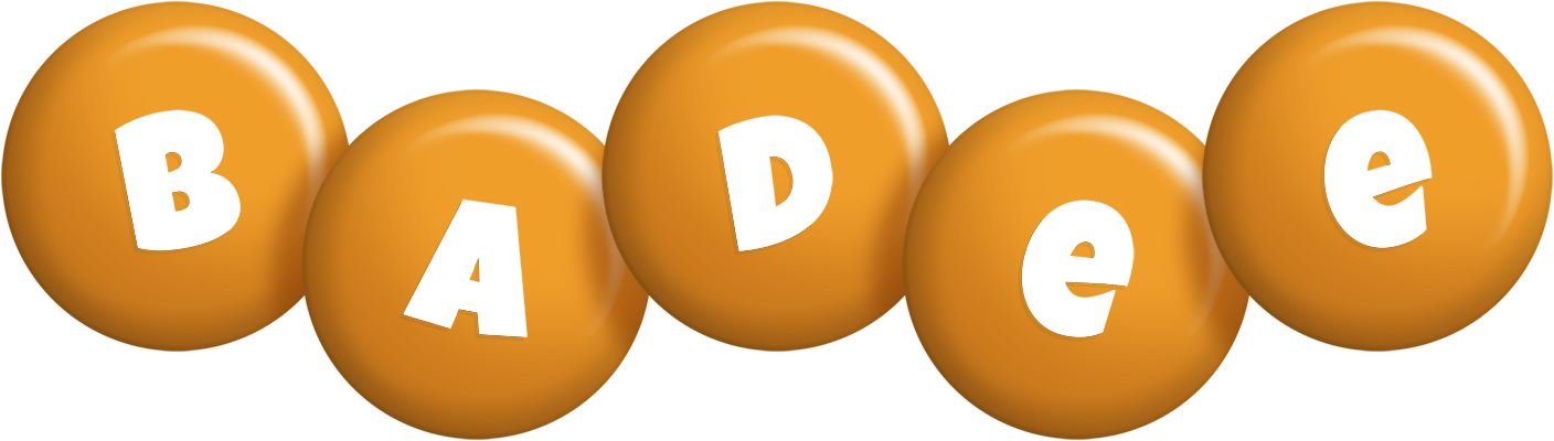 Badee candy-orange logo