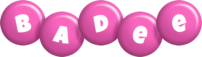 Badee candy-pink logo