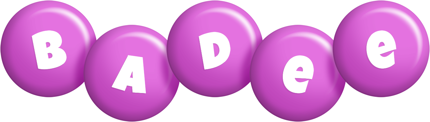 Badee candy-purple logo