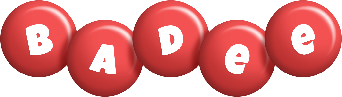 Badee candy-red logo