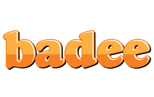 Badee orange logo