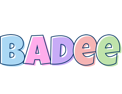 Badee pastel logo