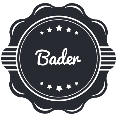 Bader badge logo