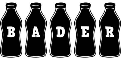 Bader bottle logo