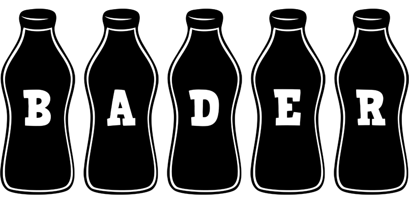 Bader bottle logo
