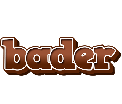 Bader brownie logo