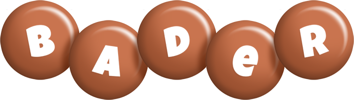 Bader candy-brown logo