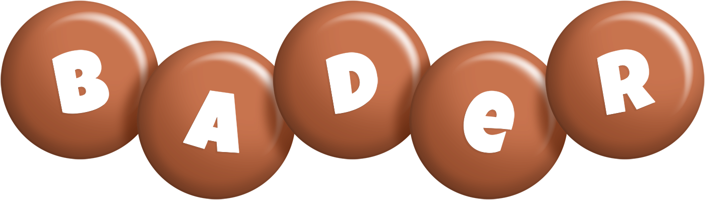 Bader candy-brown logo