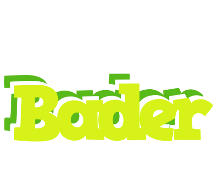 Bader citrus logo