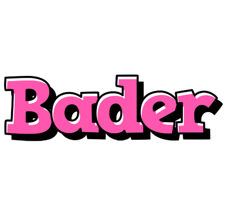 Bader girlish logo