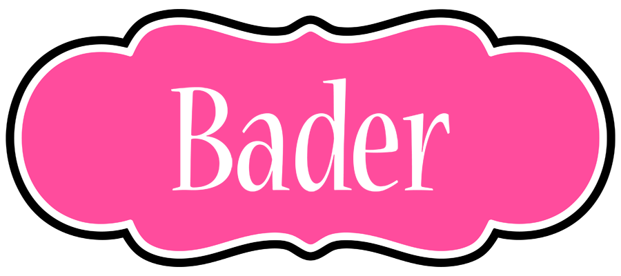 Bader invitation logo