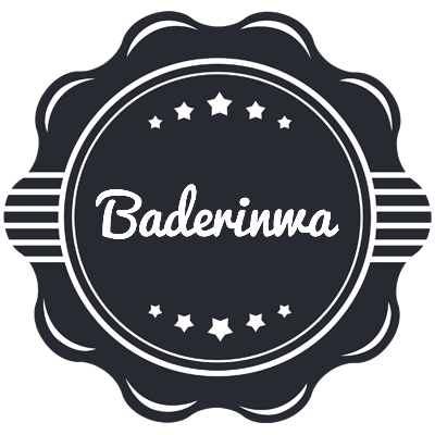 Baderinwa badge logo