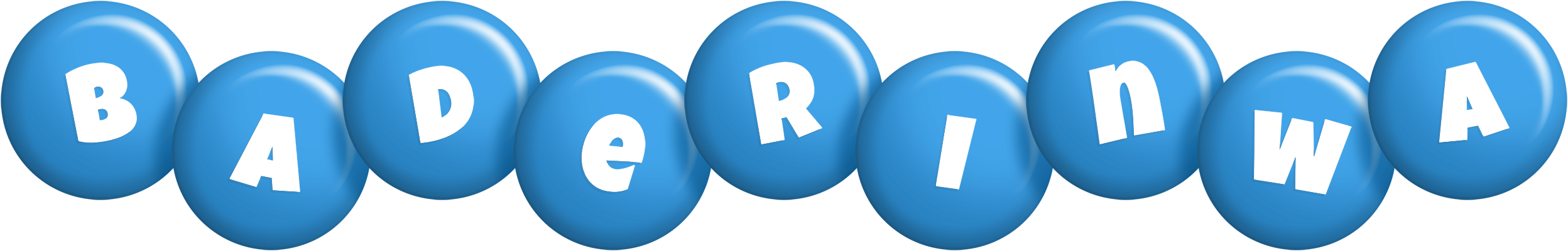 Baderinwa candy-blue logo