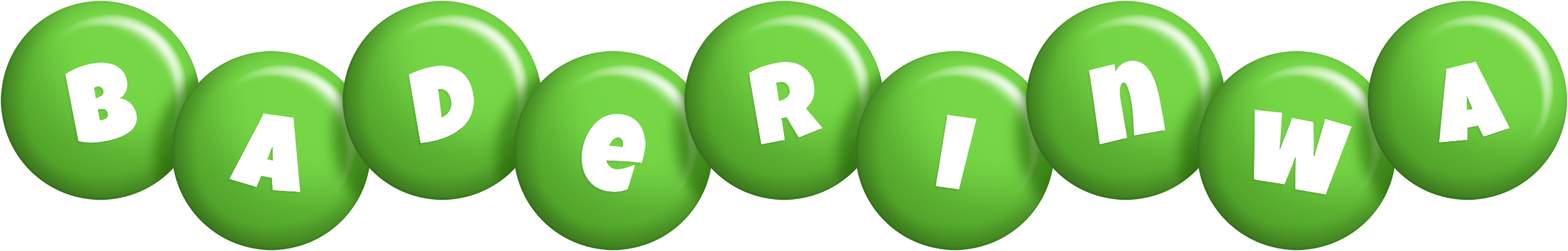 Baderinwa candy-green logo