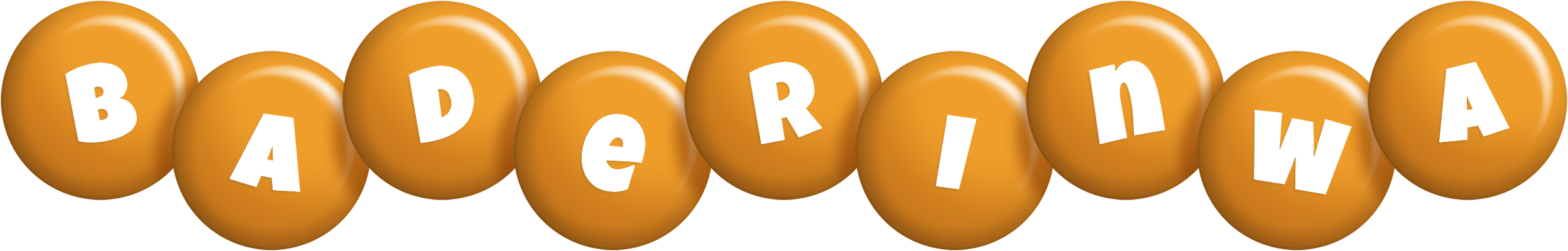 Baderinwa candy-orange logo