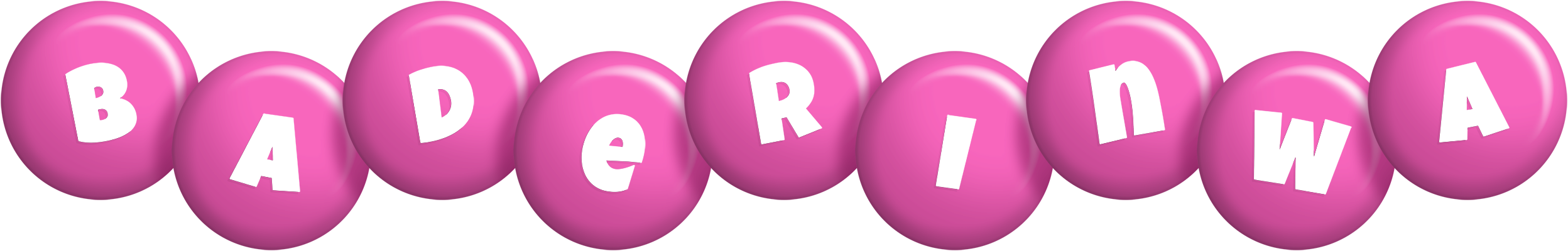Baderinwa candy-pink logo