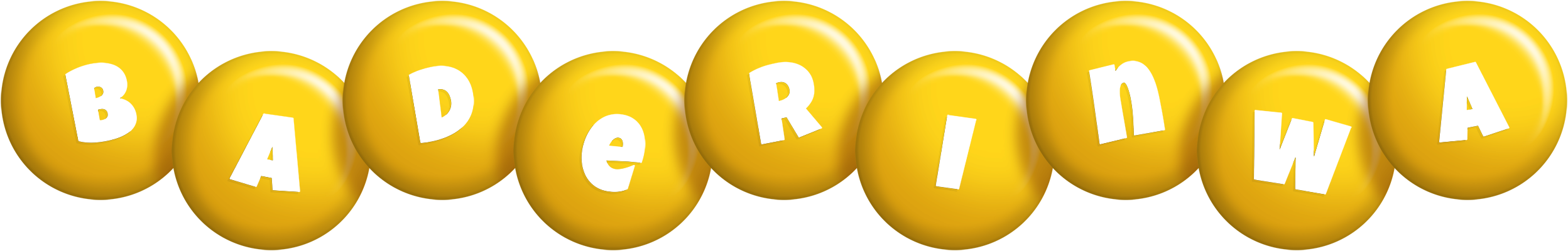 Baderinwa candy-yellow logo