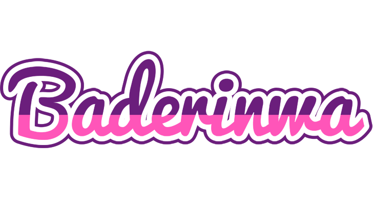 Baderinwa cheerful logo