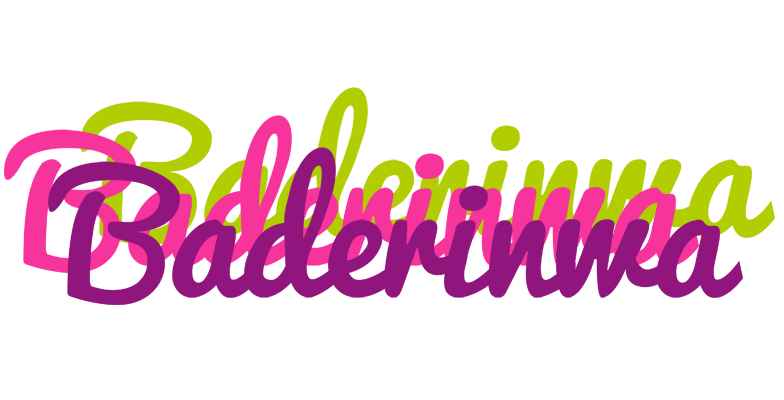 Baderinwa flowers logo