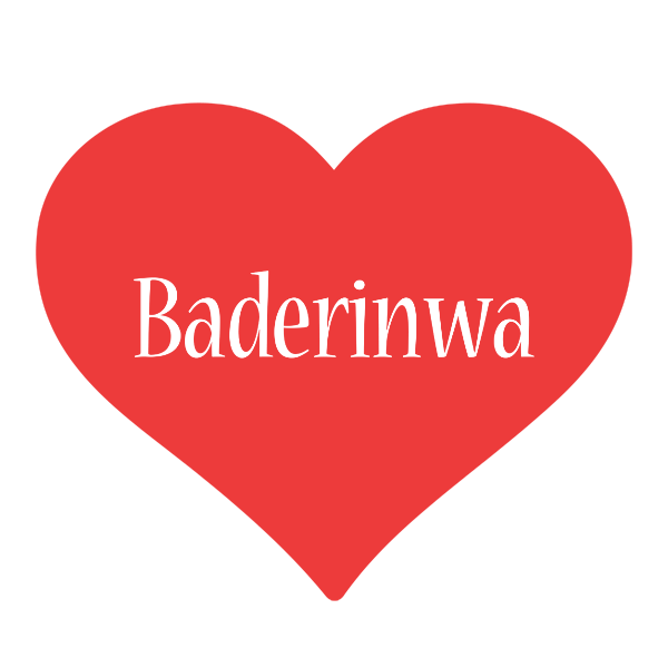 Baderinwa love logo