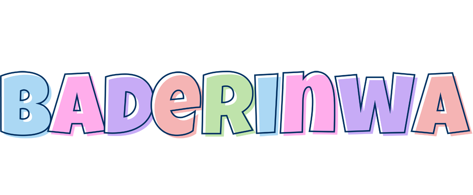 Baderinwa pastel logo