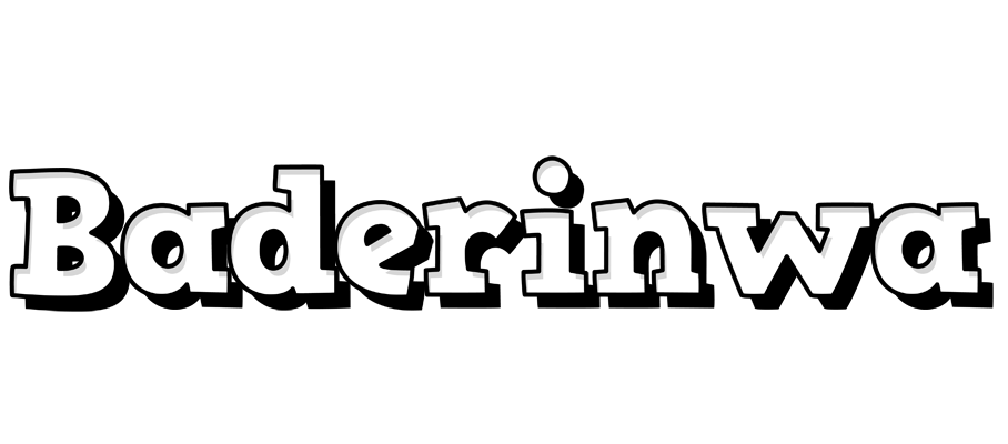 Baderinwa snowing logo