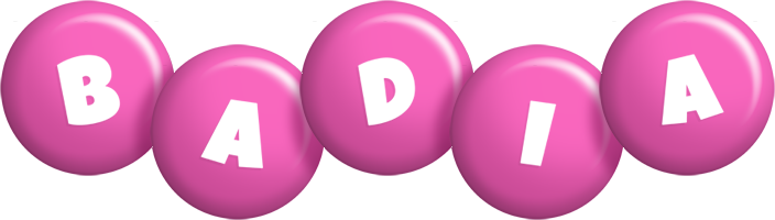 Badia candy-pink logo