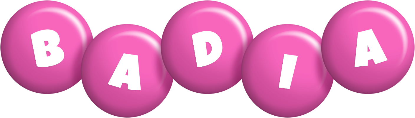 Badia candy-pink logo