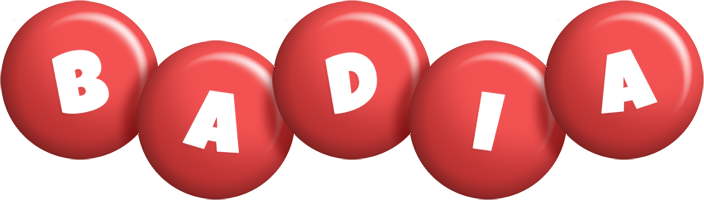 Badia candy-red logo