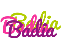 Badia flowers logo