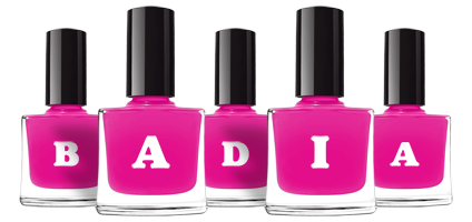 Badia nails logo