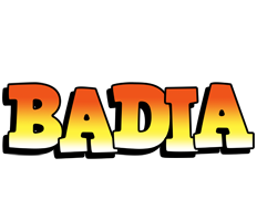Badia sunset logo