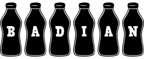 Badian bottle logo