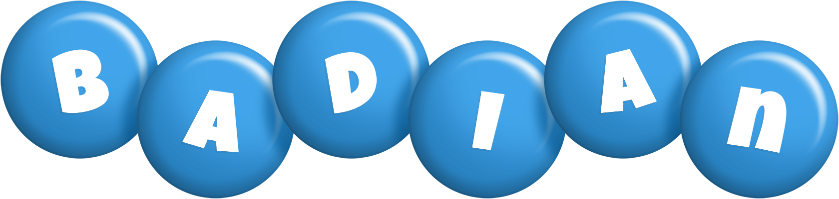 Badian candy-blue logo