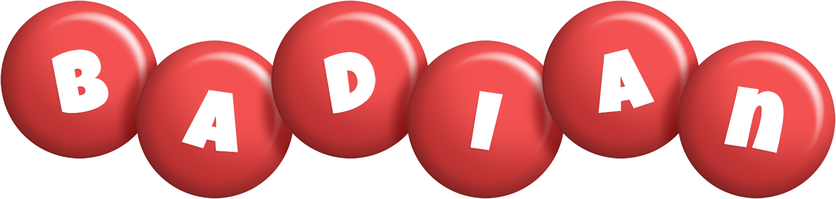Badian candy-red logo