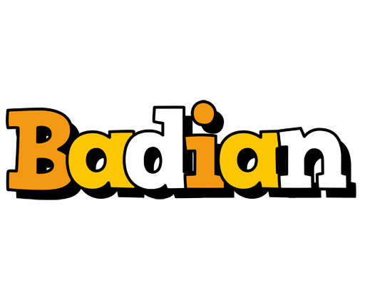 Badian cartoon logo