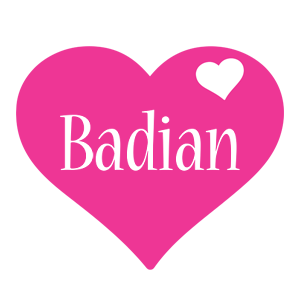 Badian love-heart logo