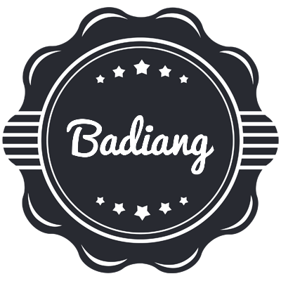 Badiang badge logo
