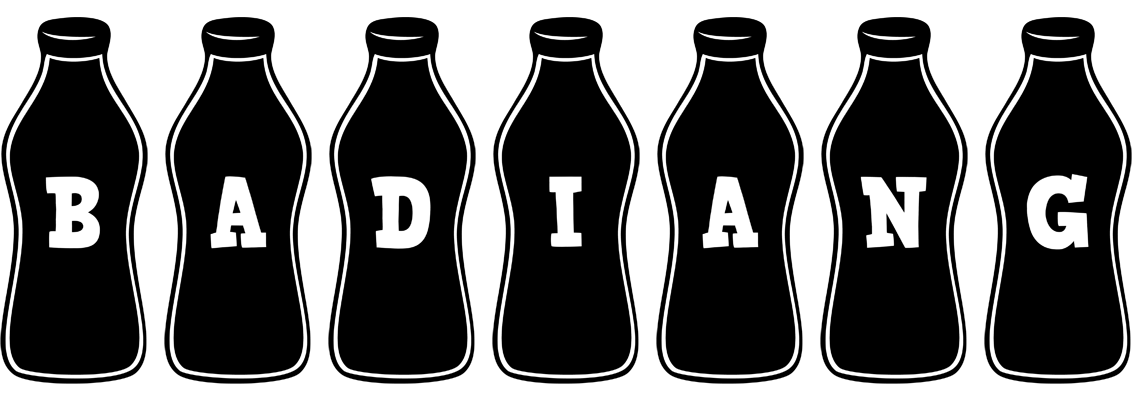 Badiang bottle logo