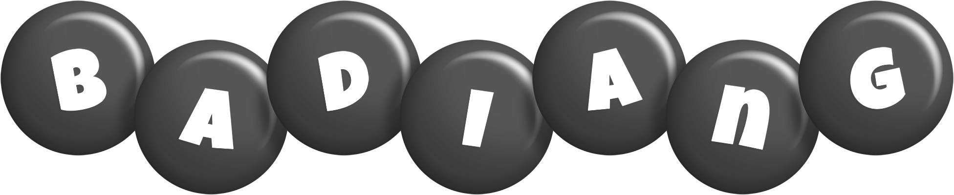 Badiang candy-black logo