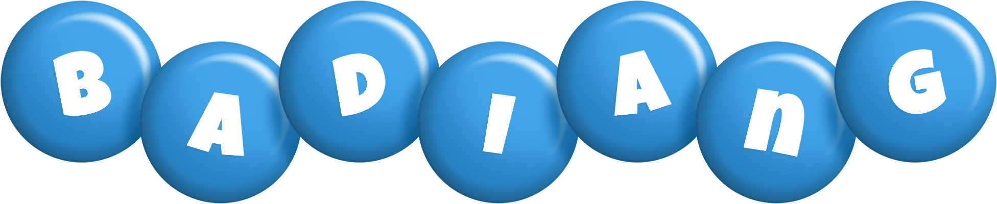 Badiang candy-blue logo