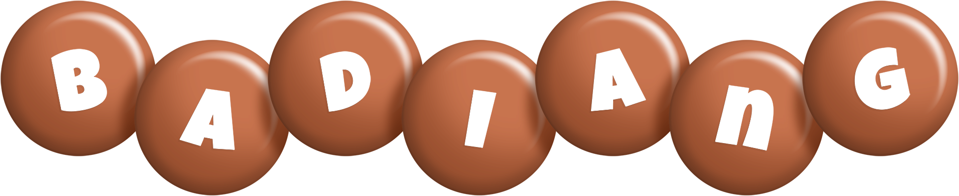Badiang candy-brown logo