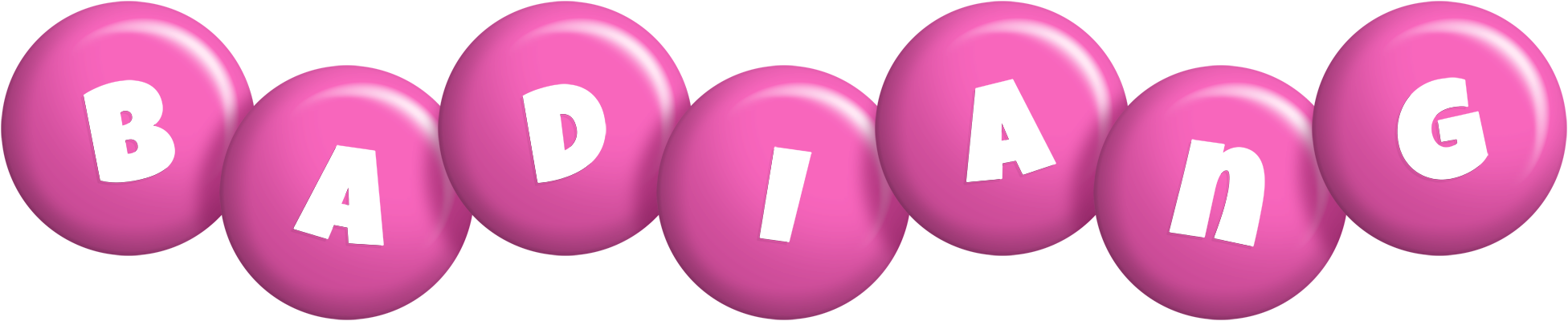 Badiang candy-pink logo