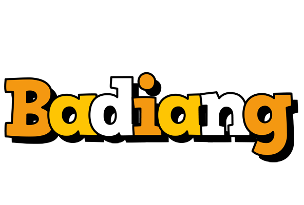 Badiang cartoon logo