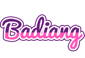 Badiang cheerful logo