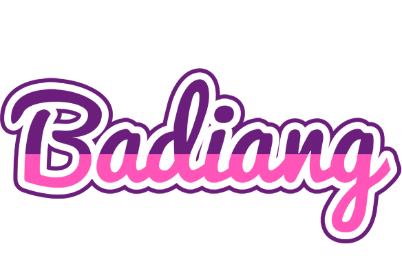 Badiang cheerful logo